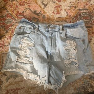 Aeropostale ripped shorts